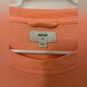 Aerie bright orange over sized tunic/sweat shirt, GUC